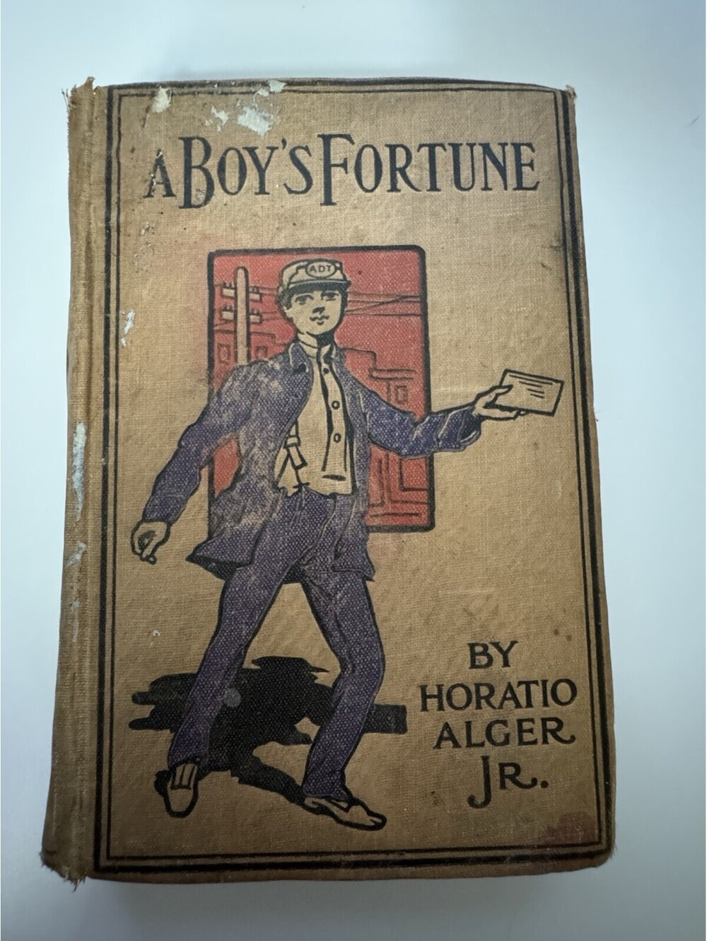 A Boy's Fortune Horatio Alger Jr Winston Antique Hardcover Illustrated Book
